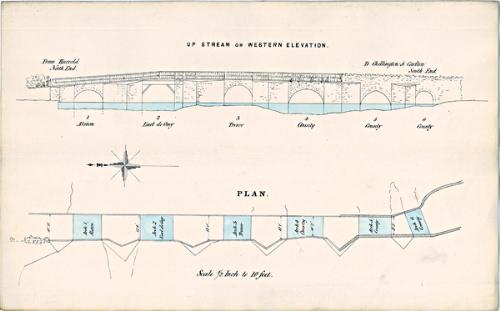 Plan for new bridge at Harrold